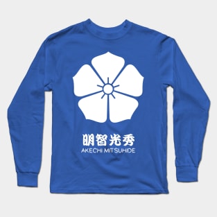 Akechi Mitsuhide Crest with Name Long Sleeve T-Shirt